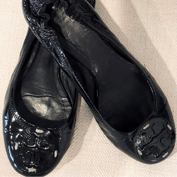 Tory Burch Black Patent Ballet - Picture 2 of 3